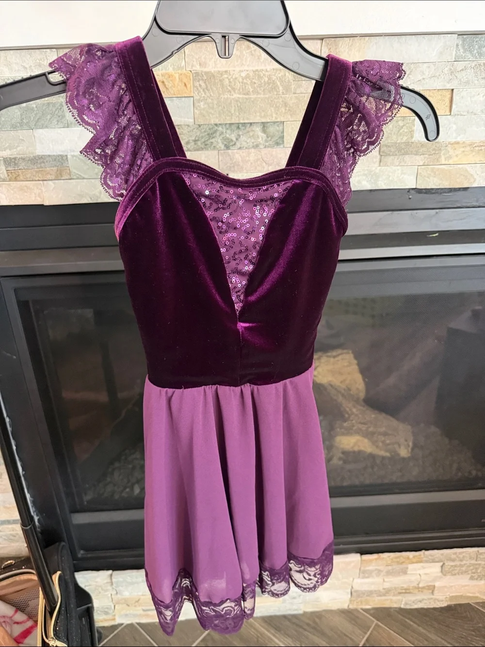 Weissman Purple Lyrical Dance Costume